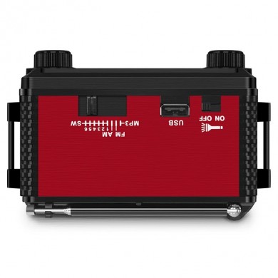 Boxa portabila SVEN SRP-355, Black / 3W / Bluetooth / FM/AM/SW Radio / USB / microSD
