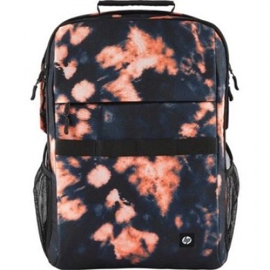 16.1&rdquo; NB Backpack - HP Campus XL Tie Dye Backpack - Extra-Padded Floating Laptop Pocket, a Double-Coil, Lockable Zipper, Rain-repellant Material.