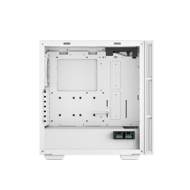 Carcasa DEEPCOOL CH560 WH DIGITAL / w/oPSU / Side-Window / Digital screen / 4x120mm ARG / ATX / White
