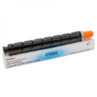 Compatible toner cartridge Canon С-EXV34/GPR36 IR Advance C2020/C2025/C2030 Cyan 19K