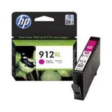 912XL (3YL82AE) Magenta Ink Cartridge; (for HP OfficeJet Pro  8010 series, 8012 Pro Aio, 8013 Pro Aio, 8014 Pro Aio, 8015 Pro Aio, 8020 Pro series, 8022 Pro Aio, 8023 Pro Aio, 8024 Pro Aio, 8025 Pro Aio)
