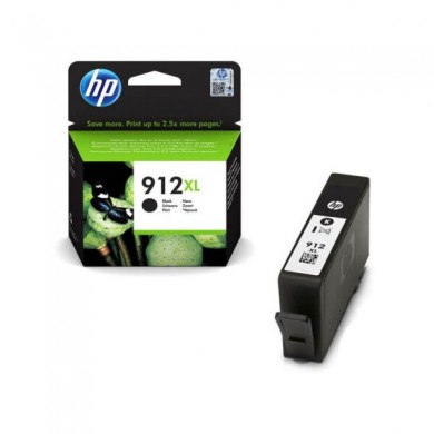 912XL (3YL84AE) Black Ink Cartridge; (for HP OfficeJet Pro 8010 series, 8012 Pro Aio, 8013 Pro Aio, 8014 Pro Aio, 8015 Pro Aio, 8020 Pro series, 8022 Pro Aio, 8023 Pro Aio, 8024 Pro Aio, 8025 Pro Aio) 912XL (3YL84AE) Black Ink Cartridge; (for HP OfficeJet Pro 8010 series, 8012 Pro Aio, 8013 Pro Aio, 8014 Pro Aio, 8015 Pro Aio, 8020 Pro series, 8022 Pro Aio, 8023 Pro Aio, 8024 Pro Aio, 8025 Pro Aio)