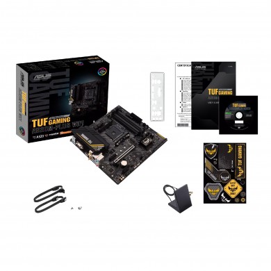 Placa de baza ASUS TUF GAMING A520M-PLUS WIFI / AM4 / AMD A520 / DDR4 / mATX