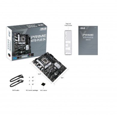 Placa de baza ASUS PRIME H770-PLUS D4 / 1700 / H770 / DDR4 / ATX