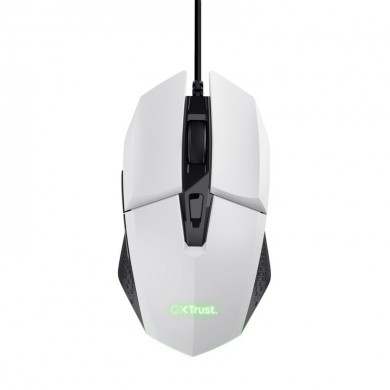 Mouse Gaming Trust GXT 109W FELOX, USB, White