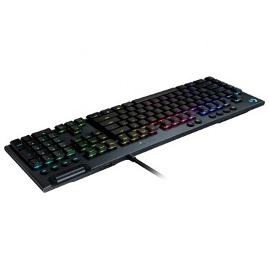 Tastatura Gaming mecanica Logitech G815 LIGHTSYNC RGB / GL Linear / CARBON / USB / LINEAR SWITCH