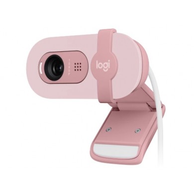 Camera web Logitech Brio 100 / 1080p/30fps / privacy shutter / mic / USB-A / Rose