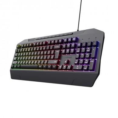 Tastatura Gaming Trust GXT 836 EVOCX, USB, Black