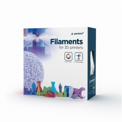 Gembird PLA Filament, Black, 1.75 mm, 1 kg Gembird PLA Filament, Black, 1.75 mm, 1 kg