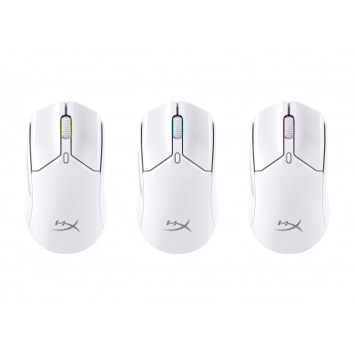 Mouse Gaming Wireless HYPERX Pulsefire Haste 2 Mini, White [7D389AA]