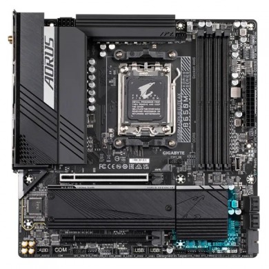 Placa de baza GIGABYTE B650M AORUS ELITE AX / AM5 / B650 / DDR5 / mATX