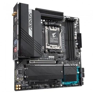 Placa de baza GIGABYTE B650M AORUS ELITE AX / AM5 / B650 / DDR5 / mATX