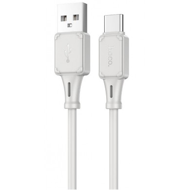 Cablu USB la USB-C HOCO &ldquo;X101 Assistant&rdquo; / 1m / Silicone / up to 3A / Gray