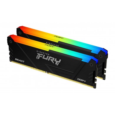 Memorie operativa Kingston FURY&reg; Beast DDR4 RGB 3200 MHz16GB (Kit of 2*8GB)