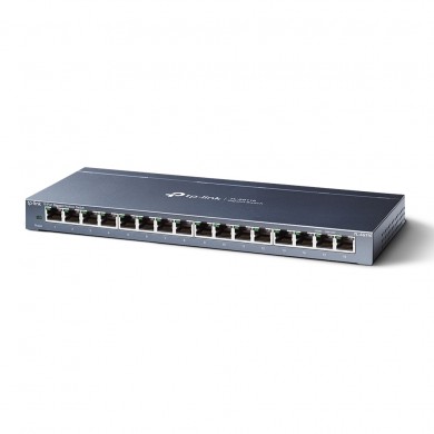 Switch TP-LINK TL-SG116 / 16 port / Gigabit / RJ45 / steel case