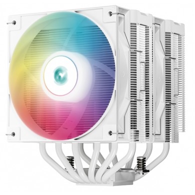 Cooler DEEPCOOL  AG620 DIGITAL WH ARGB / Universal / 260W / 300~1950rpm, <29.4dBA / 67.88CFM / White