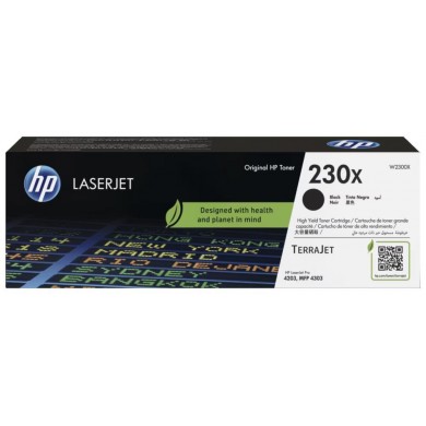 HP 230A Black Toner 2,000 pages for  HP Color LaserJet Pro 4203dn, HP Color LaserJet Pro 4203dw, HP LaserJet Pro MFP 4303dw, HP LaserJet Pro MFP 4303fdn, HP LaserJet Pro MFP 4303fdw
