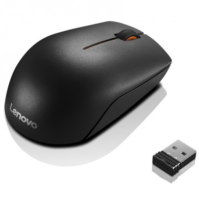 Mouse Wireless Lenovo 300/ Nano Receiver/ 1000dpi/ Optical/ Black