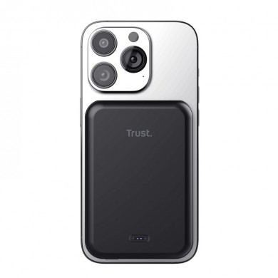 Powerbank magnetic wireless Trust MAGNO / 5000 mAh / Black