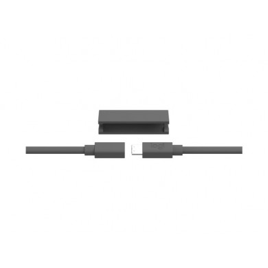 Cablu prelungitor pentru microfon Logitech MeetUp / 10m / Graphite