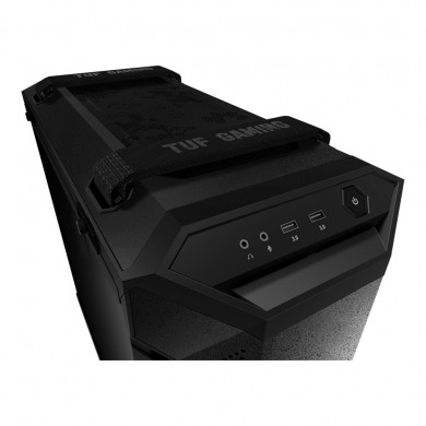 Carcasa ASUS TUF GAMING GT501 / no PSU / 3x120mm ARGB fan+ 1x140mm fan / ATX / Black