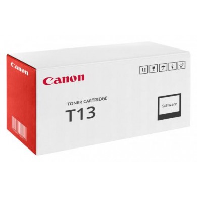 Toner Cartridge Canon T13 Black, for i-Sensys X 1440i, Yield 10,600 pages.