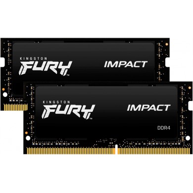 Memorie operativa Kingston FURY&reg; Impact DDR4-2666 SODIMM 32GB (Kit of 2*16GB)