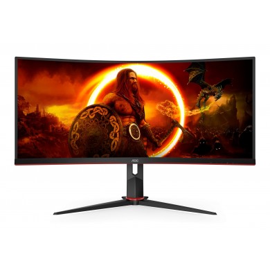 34.0&rdquo; Monitor Gaming AOC CU34G2XP/BK/ Curved/ 4K/ 1ms/ 180Hz/ Black