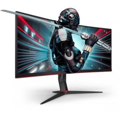 34.0&rdquo; Monitor Gaming AOC CU34G2XP/BK/ Curved/ 4K/ 1ms/ 180Hz/ Black