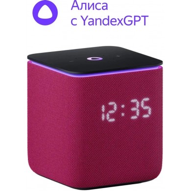 Boxa Smart Yandex Station MIDI Zigbee with Alisa / 24W / Pink