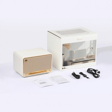Boxa portabila de masa Edifier D32 White / 60W / Apple AirPlay2 / LDAC / 5200mAh