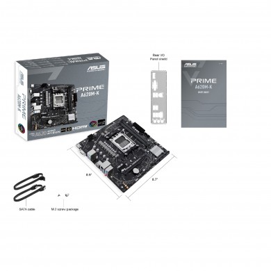 Placa de baza ASUS PRIME A620M-K / AM5 / A620 / DDR5 / mATX