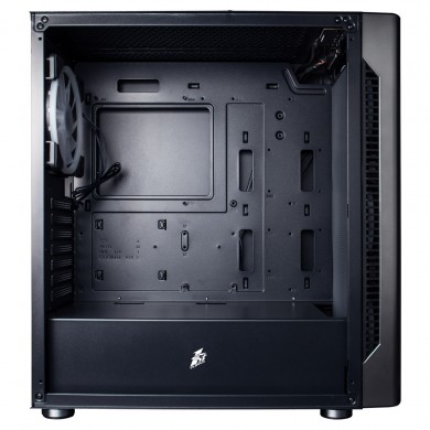 Carcasa 1STPLAYER DX / no PSU / Side-Window / 4x140mm / EATX / Silver