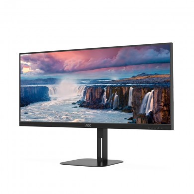 34.0&rdquo; Monitor AOC CU34V5C/BK/ Curved/ 1ms/ 21:9/ 4K/ Black