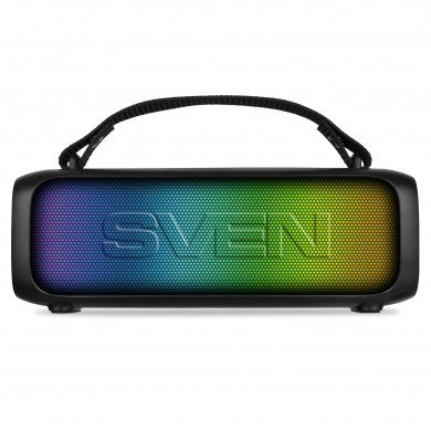 Boxa portabila SVEN PS-235, Black / 12W / Bluetooth / FM / USB / 1500mA*h