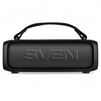 Boxa portabila SVEN PS-235, Black / 12W / Bluetooth / FM / USB / 1500mA*h