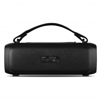 Boxa portabila SVEN PS-235, Black / 12W / Bluetooth / FM / USB / 1500mA*h