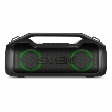 Boxa portabila SVEN PS-390 Black / 50W / Bluetooth / FM tuner / USB / microSD / TWS