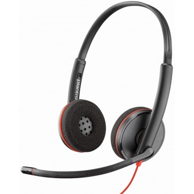 Casti Poly Blackwire 3225 / USB-C/A / Black