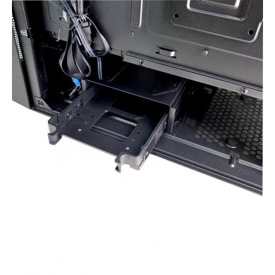 Carcasa XILENCE Xilent Breeze XG131 / w/oPSU / Side panel / 3x ARGB 120mm + 1x120mm / ATX / Black