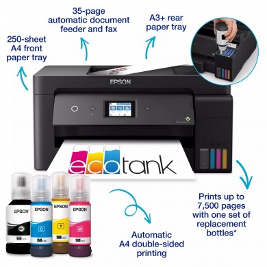 MFD cu CISS Epson EcoTank L14150 / A3 / Wi-Fi / Fax/ Black