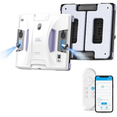 Set Robot aspirator HOBOT Legee 7 + Robot de curatare a geamurilor HOBOT  S6 Pro