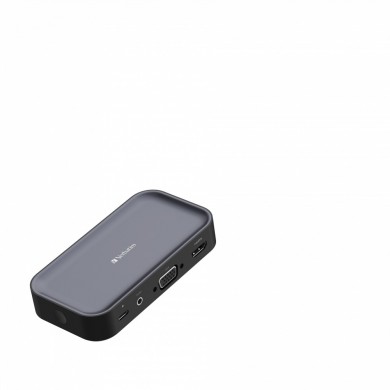 Adaptor Display Wireless USB-C Verbatim &rdquo;Share My Screen 1080p&rdquo; cu splitter WDA-01