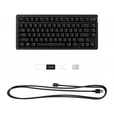 Tastatura HYPERX Alloy Rise 75 RGB, HyperX Linear switches, [7G7A4AA#ABA]