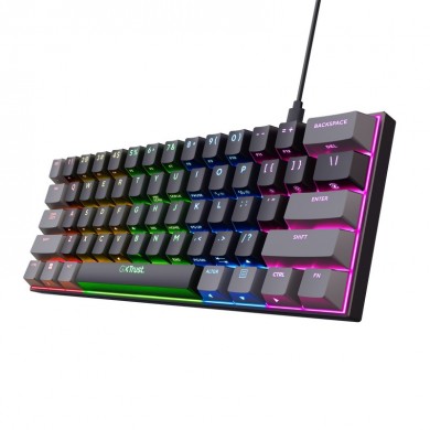 Tastatura Gaming Trust GXT 867 ACIRA, USB, Black