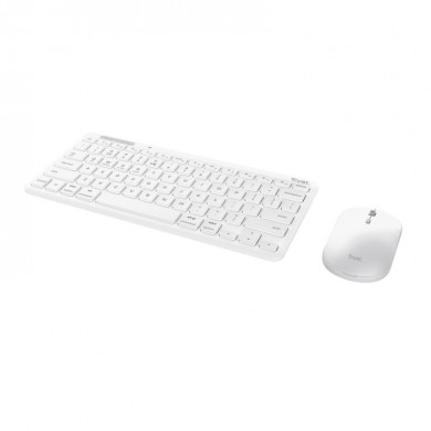 Wireless Tastatura si mouseTrust  Lyra Multi-Device / BT5.0 / White