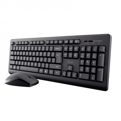 Tastatura si Mouse Wireless Trust Primo, USB, Black