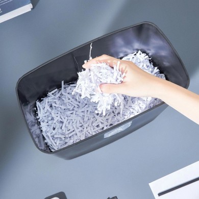 Shredder Qsmile 9006/ P-4/ 8 sheets 220 mm/ Grey