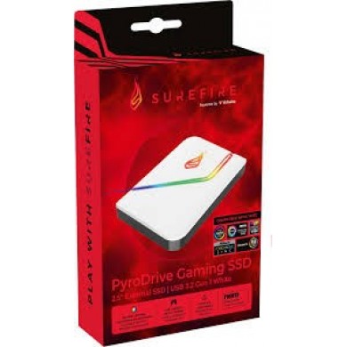 2.5&rdquo; SSD Gaming Extern Verbatim Surefire PyroDrive / 2TB / USB 3.2 Gen1 / White