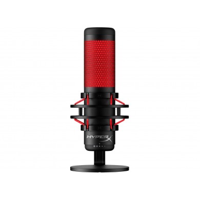 Microfon pentru streaming HyperX QuadCast 2 S, Black/Red, [9A273AA]